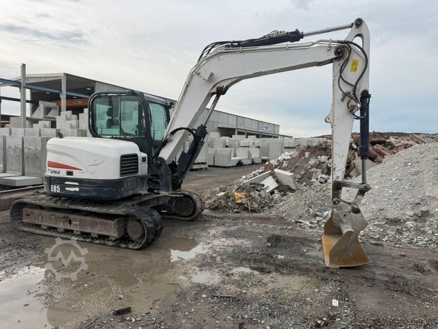 Minibagger BOBCAT E85 * 3.100 h* 3 x Löffel * 1. Hand * Klima *