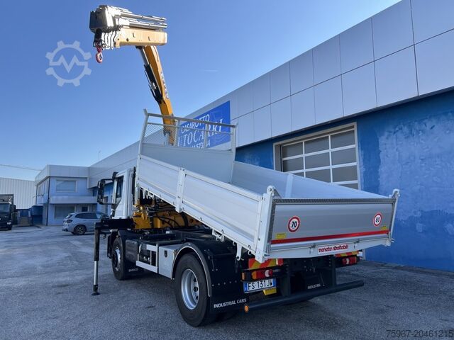 Dreiseitenkipper mit Kran Iveco Eurocargo 180-280