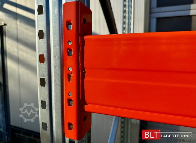 Schwerlastregal ca. 8,4 lfm. Palettenregal H: 500 cm Fachlast : 4500 kg , Schwerlastregal