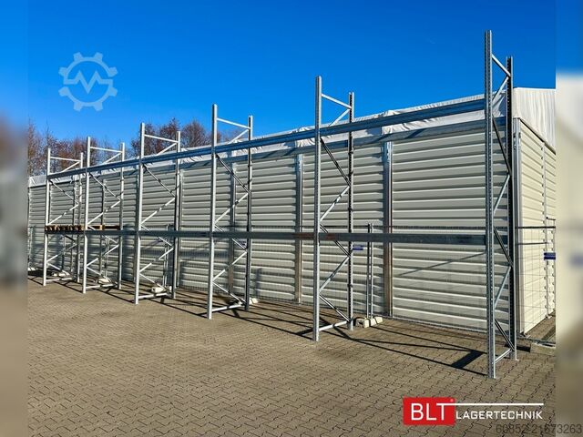 Pallet rack 16,8 lfm Palettenregale für Außenbereich H: 4,5m , 3000 kg Fachlast , FVZ