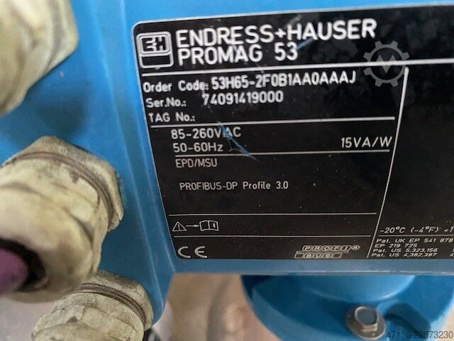 Mengenzähler Gewinde NW 65 ENDRESS+HAUSER PROMAG 33 H 85-260V Serie 33ip65-ccaa13a21a