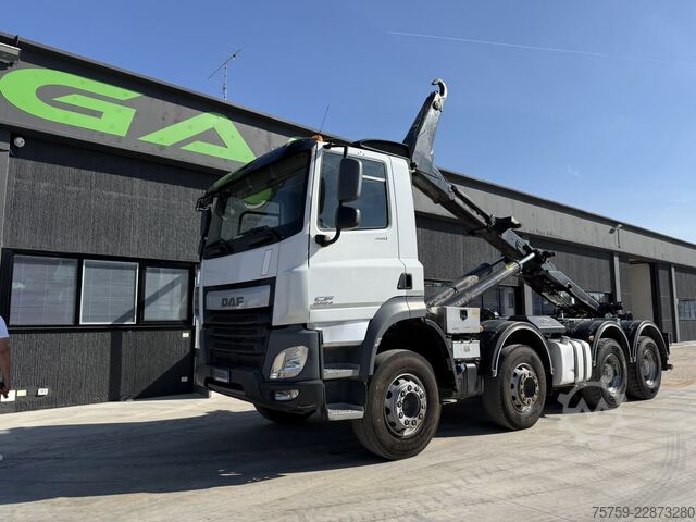 Roll-off tipper truck DAF CF85.460 Abrollkipper MEILLER 8x4 40Ton