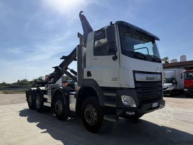 Roll-off tipper truck DAF CF85.460 Abrollkipper MEILLER 8x4 40Ton
