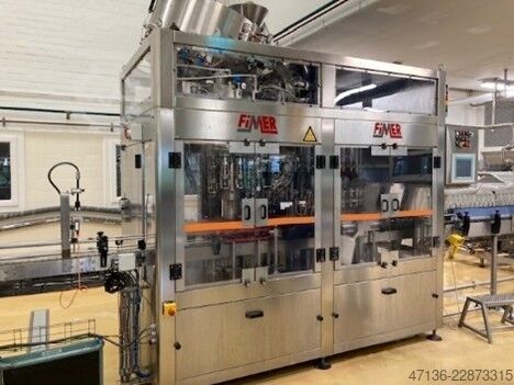 Filling line for glass bottles with ROPP cap Fimer, Kettner, Krones, Arol 