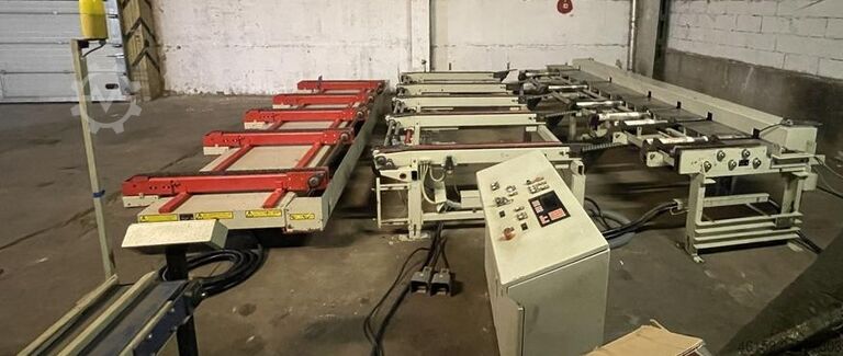 Hobel- und Kehlautomat Weinig E1 A5 Planing Line with STACKER 100m/min