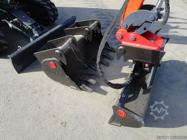 Mini excavators Atlas AC08B - mechan. Schnellwechsler LEHNHOF + 3 Löffel