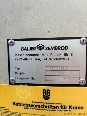 Rundholzplatz Baljer & Zembrod Asterix AS/28H-R.D