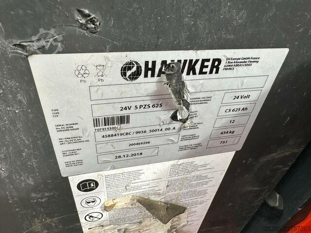 VS-22813 Electric triplex forklift Linde E12 COMPACT LINDE E12