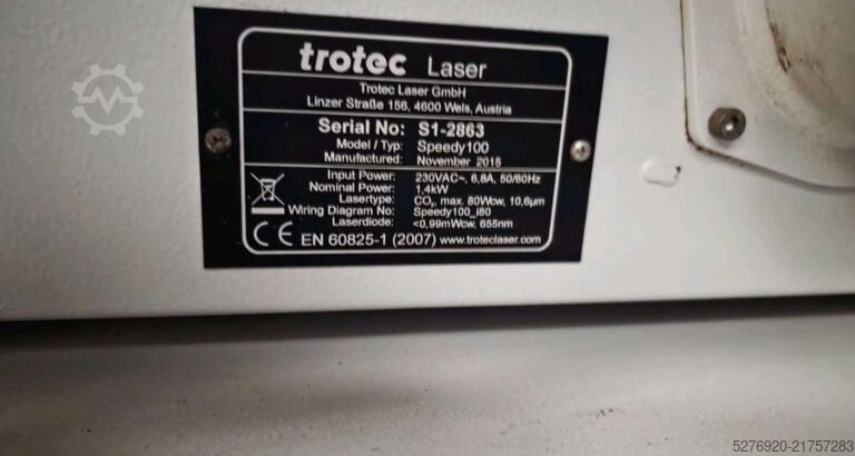 CO2 laser Trotec Speedy 100