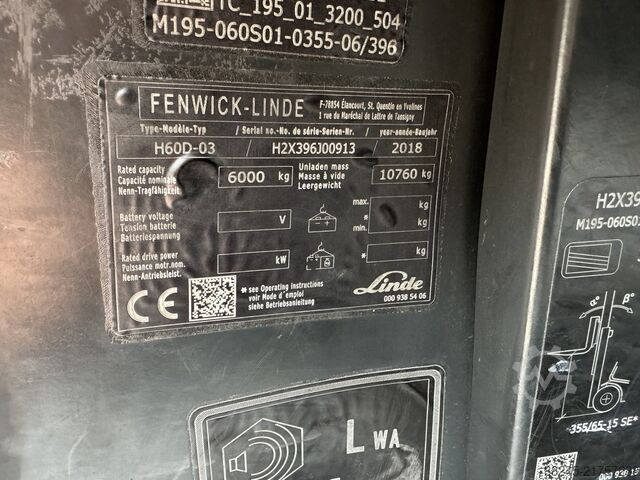 VS-22815 Diesel forklift Linde H60D LINDE H50D