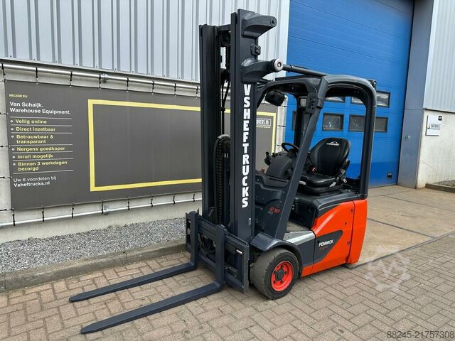 VS-22814 Electric triplex forklift Linde E12 COMPACT LINDE E12