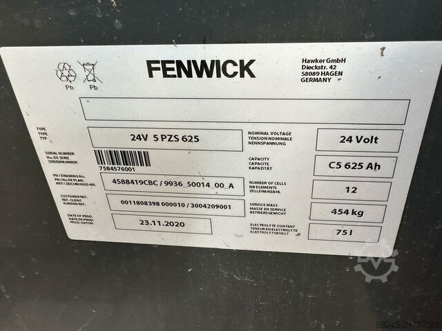VS-22814 Electric triplex forklift Linde E12 COMPACT LINDE E12