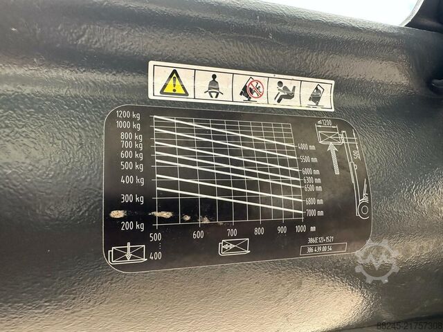 VS-22814 Electric triplex forklift Linde E12 COMPACT LINDE E12