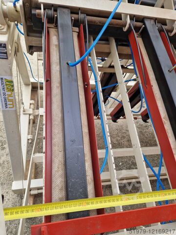 4 area Press for solid wood panels DRESOMET 4N4