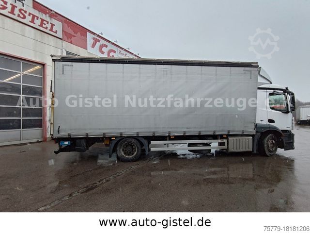 LKW mit Pritsche & Plane MERCEDES-BENZ Antos 1833 4x2 BL*Dautel DL1500s Hebebühne