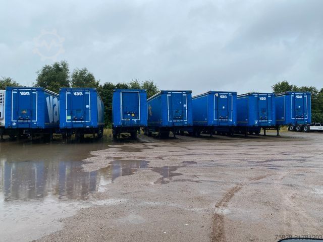 Open semitrailer with tarp GROENEWEGEN BPW axles