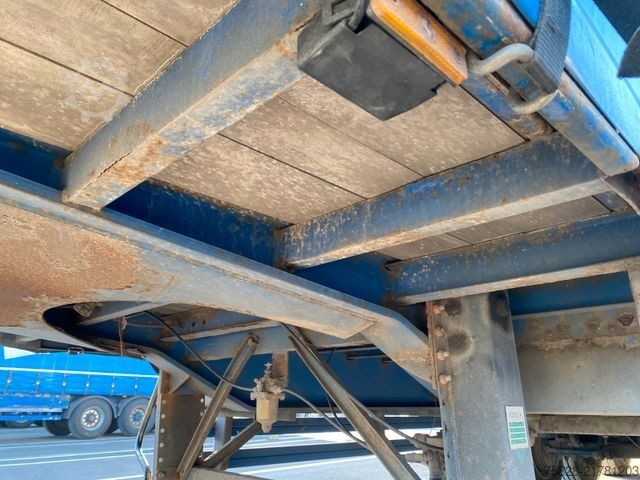 Open semitrailer with tarp GROENEWEGEN BPW axles