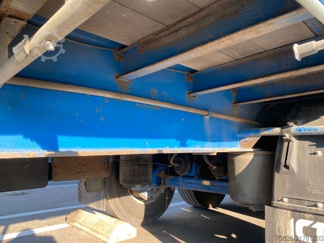 Open semitrailer with tarp GROENEWEGEN BPW axles