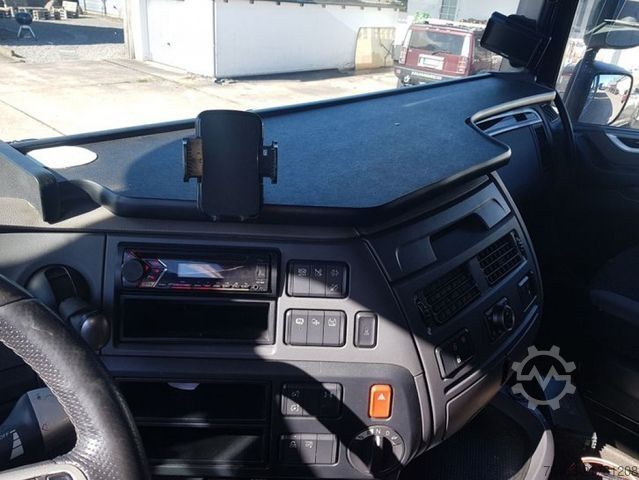 Flatbed truck with tarp DAF XF 450 FAR 6x2 Pritsche Plane Edscha+Schiebeplan