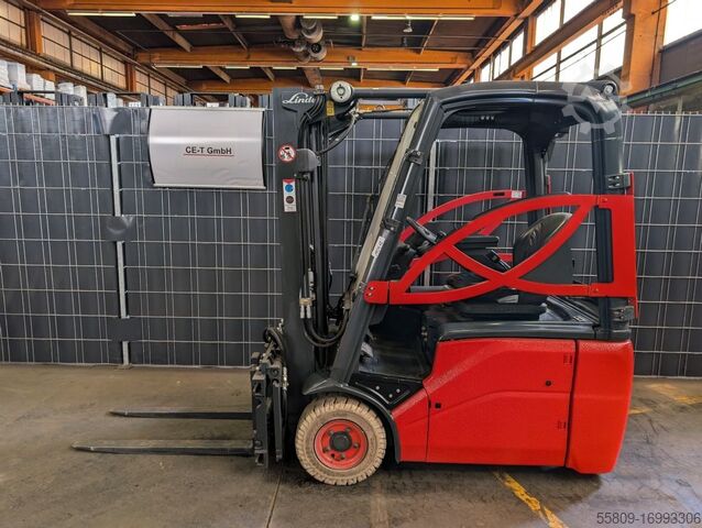 Electric 3-wheel forklift Linde E 16 C -01