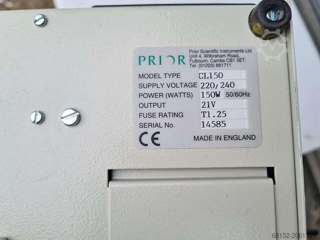 Prior Scientific CL150 Fiber Optic Cold Light Illuminator Prior Scientific CL150