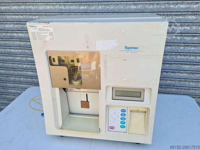 Sysmex K-1000 Hematology Analyzer Sysmex K-1000