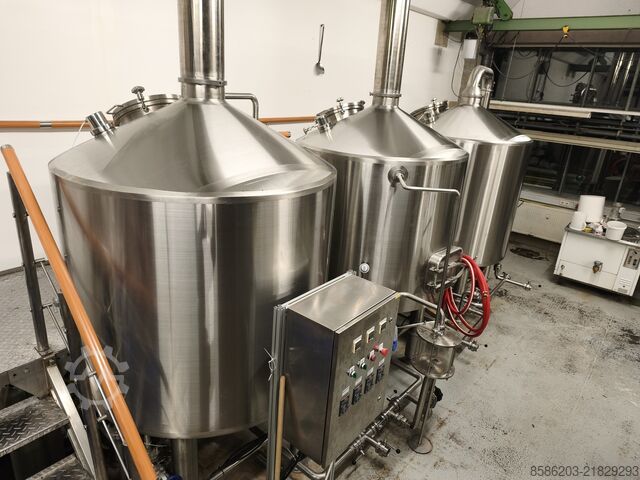 Three-vessel brewhouse 1200 l HGMC Drei-Geräte Sudhaus 1200l