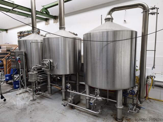 Three-vessel brewhouse 1200 l HGMC Drei-Geräte Sudhaus 1200l