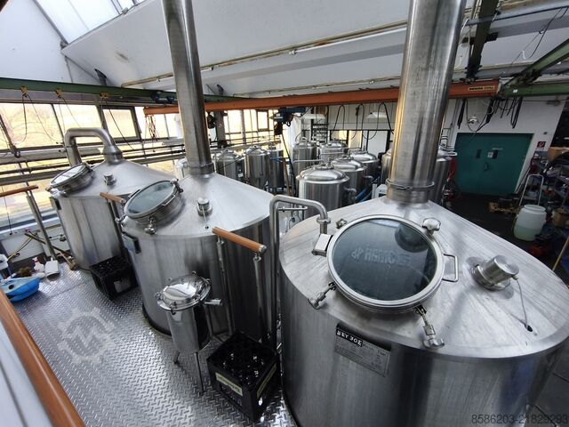 Three-vessel brewhouse 1200 l HGMC Drei-Geräte Sudhaus 1200l