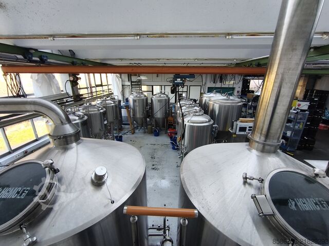 Three-vessel brewhouse 1200 l HGMC Drei-Geräte Sudhaus 1200l