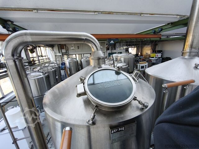 Three-vessel brewhouse 1200 l HGMC Drei-Geräte Sudhaus 1200l