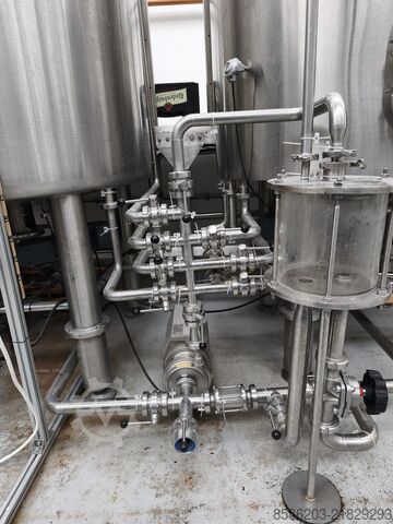 Three-vessel brewhouse 1200 l HGMC Drei-Geräte Sudhaus 1200l