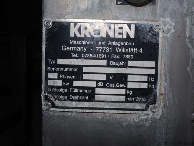 Vegetable Belt Slicer Kronen GS10