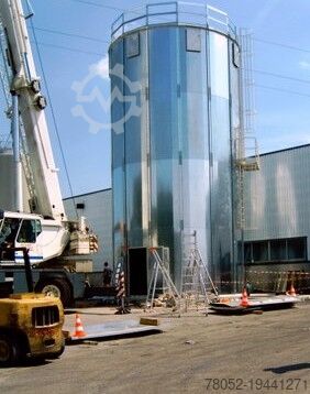 Wood chip silo  