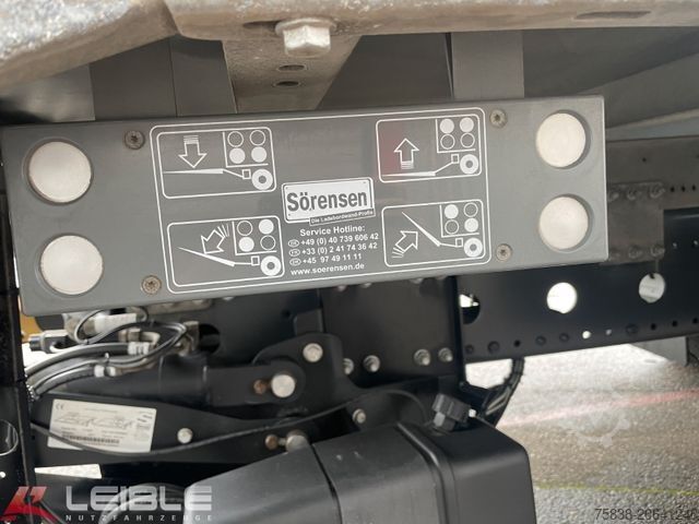 Flatbed truck with tarp MERCEDES-BENZ Atego 1224*Sörensen LBW*Standheizung*Klima*