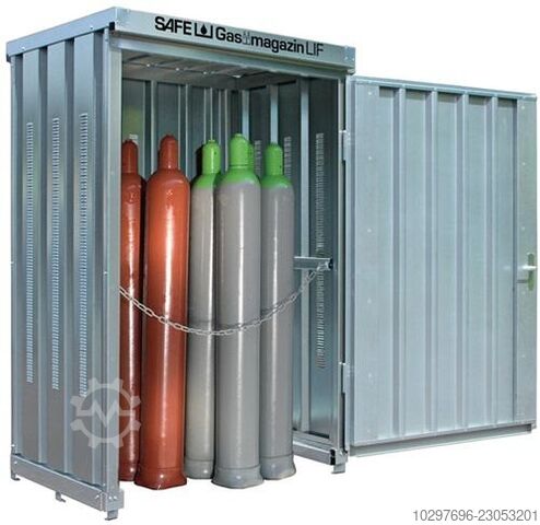 Gas cylinder container B1420xD1080xH2250mm - 1 piece  