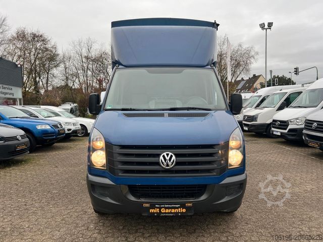 Curtain sider van VOLKSWAGEN Crafter TDI Pritsche+Plane*AHK=3.500Kg*Klima*