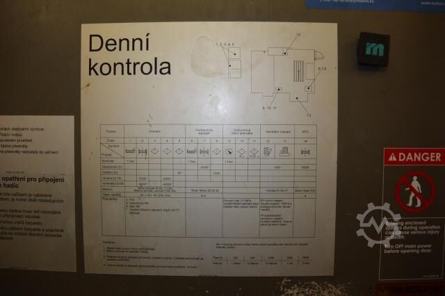Horizontal-Bearbeitungszentrum MAKINO F 5