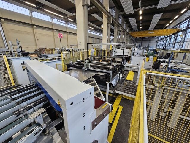 Cut-to-length line for trapezoidal cut SCHLEICHER/UNGERER/HSK 1.750 x 0,4 - 3 mm