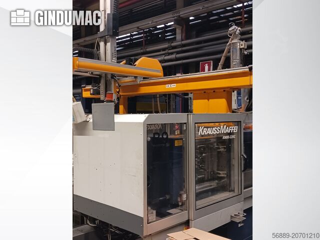Hydraulische Spritzgießmaschine Krauss Maffei 80-220 C1