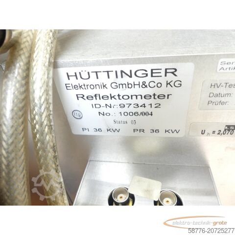 Komponente Hüttinger Elektronik 1324293 HF-Endstufe 36/44 kW mit 973412 Reflektometer