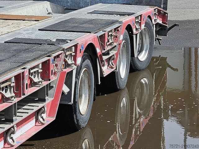 Low loader ESGE 48T 3A RADMULDEN HYDR. RAMPS WHEEL