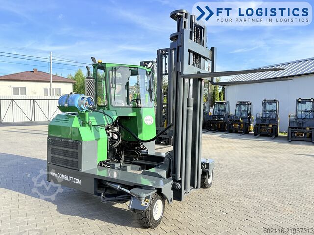 4-way forklift Combilift C4000 GAS DUPLEX 4350 FREE-LIFT POSITION