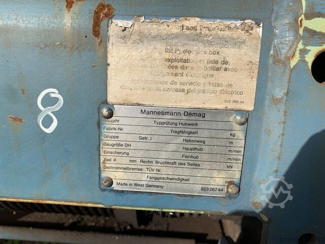 + Hubwerk Demag Mannesmann DEMAG siehe Typenschilder