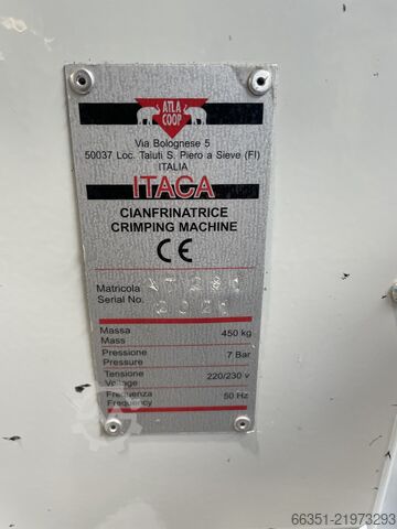 CNC-controlled angle press ITACA Alta coop