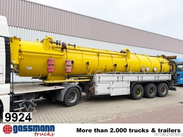 Tanker semitrailer Kroll K2, 0-25, 0/36 PESASP, Lift-/Lenkachse, ADR, Saug-
