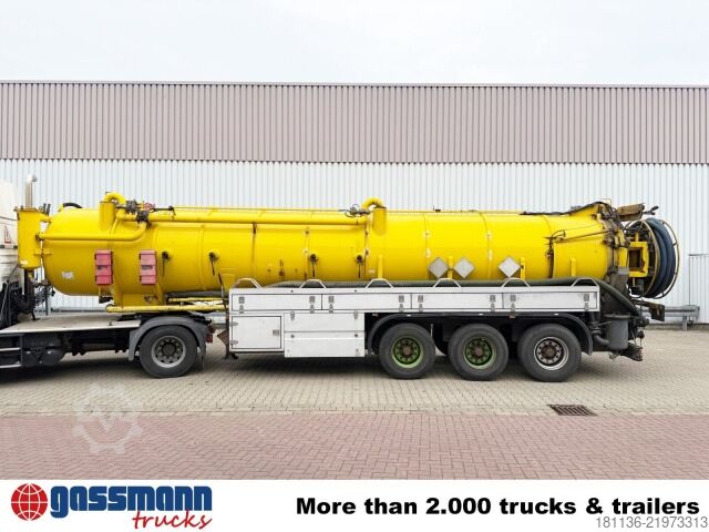 Tanker semitrailer Kroll K2, 0-25, 0/36 PESASP, Lift-/Lenkachse, ADR, Saug-