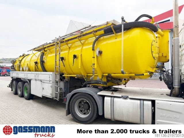 Tanker semitrailer Kroll K2, 0-25, 0/36 PESASP, Lift-/Lenkachse, ADR, Saug-