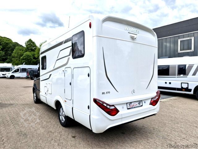 Semi-integrated camper HYMER/ERIBA ML-T 570 *Fahrassistenz-Paket Plus*Sat*Solar*