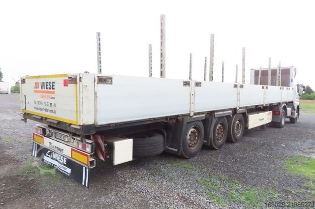 Open semitrailer KRONE Stahlmattenauflieger